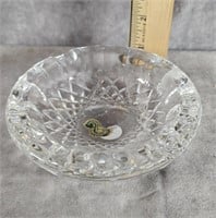 WATERFORD CRYSTAL ASHTRAY 5"