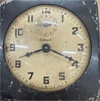 Box of Vintage desk clocks Gilbert Middlebury ++