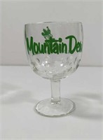 Vintage Mountain Dew Thumb Print Goblet