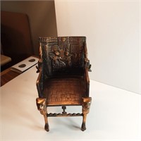 brass chair