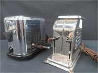 2 VINTAGE TOASTERS MODEL T-1-D W/ CORDS