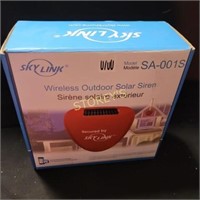 New in Box Skylink Outdoor Solar Siren