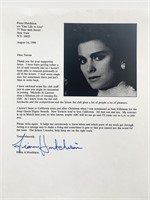 Fiona Hutchison
signed letter