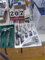 Flatware and Trays, Rosette Pieces