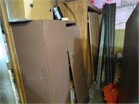 Lot of 2 Storage Cabinets - As is