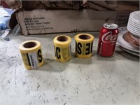 3 New Rolls of Crime Scene Tape