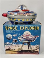 BATTERY OPERATED SPACE EXPLORER SHIP W/ BOX
