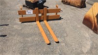 Fork Set for Loader Backhoe, Quick Connect,