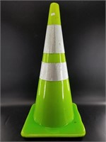 Lime green parking cone 29" NO SHIPPING
