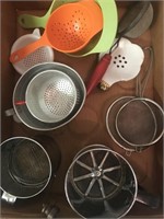 Lot of Small Strainers & Shifters