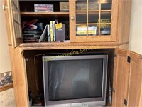 Entertainment Center Contents - TV, DVD''s, CD's,