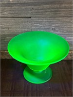 Tiffin Green Uranium Compote Bowl