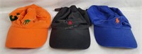 3 Ralph Lauren Polo Ball Caps
