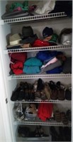 V - MIXED LOT OF CLOTHING, HATS & SHOES (M11)