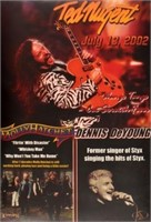 Ted Nugent July 13, 2002 Concert Poster