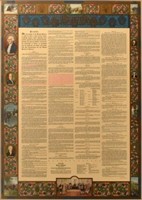 Ted Nugent's U.S. Constitution Framed