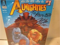 COMIC BOOK - THE ALMIGHTIES Autographed #1