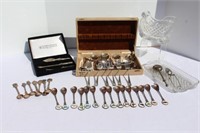 Silver Plate Coffee Spoons & Dessert Sets