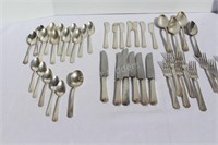 Silverplate Cutlery Sets by Various Patterns & Man