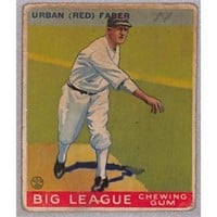 1933 Goudey Red Faber Vgex Pencil Mark