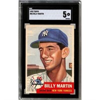 1953 Topps Billy Martin Sgc 5
