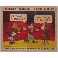 1935 R89 Mickey Mouse #71