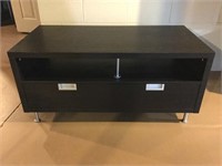 Modern Low TV Stand Espresso Finish