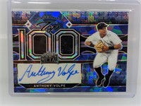 1/6 2022 Leaf Metal Top 100 Auto Anthony Volpe