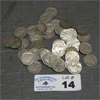 40+ Buffalo Nickels