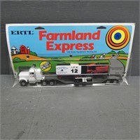 Ertl Farmland Express Tractor Trailer Toy