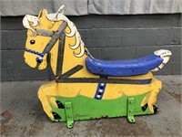 ANTIQUE PALAMINO CAROUSEL HORSE