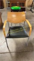 Metal framed office chair