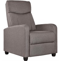 B3523  Comhoma Recliner with Footrest Grey Fabric