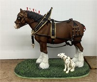 1997 Anheuser Busch Clydesdale figure