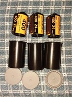 Three (3) Rolls Kodak 35mm Film 400 ISO - 24