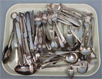 Silverplate Flatware, Mixed Patterns