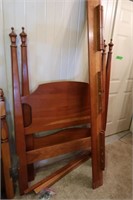 Single Headboard,Footboard,Rails-Spring Hill Wood-