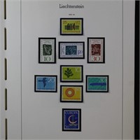Liechtenstein Stamps 1965-2000 on Pages