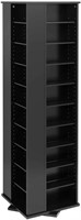 Prepac 4-Sided Spinning Tower Storage  Black