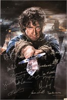 Hobbit Battle of the Five Armies Autograph Poster
