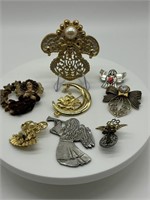 Selection of Jane Christmas Angel Pins