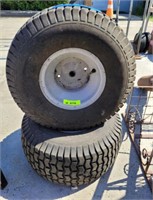 2 CARLISLE LAWNMOWER TIRES