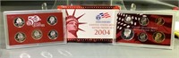 2004 US mint silver proof coin set