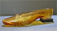 Amber Glass Shoe