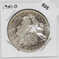 1901-O 90% Silver Morgan $1 Dollar