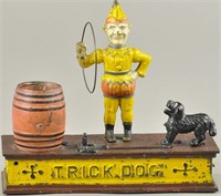 TRICK DOG SIX-PART MECHANICAL BANK