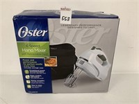 OSTER 6-SPEED HAND MIXER WITH RETRACTABLE CORD