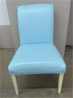 Ziba Furniture Light Blue Leather Chair