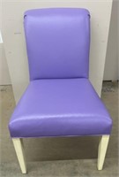 Ziba Furniture Purple Leather Chair