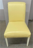 Ziba Furniture Yellow Leather Chair